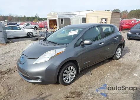2014 Nissan Leaf S z USA, uszkodzony, nr VIN 1N4AZ0CP8EC330564